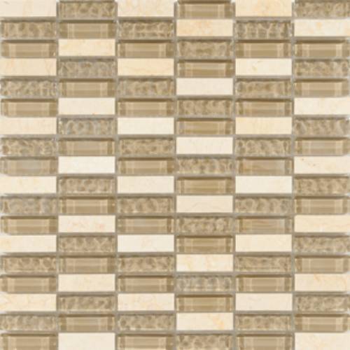 Picture of Natura Beige Staklo-Kamen Mozaik 30x30