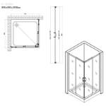 Picture of Enmon Brend K ktk K-608A tuš kabina (90x90cm)