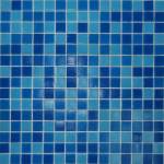 Picture of Glass Mosaic Mix AB Blue 33x33