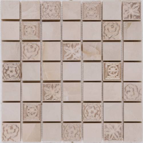 Picture of Onyx Beige Mosaic 25x25