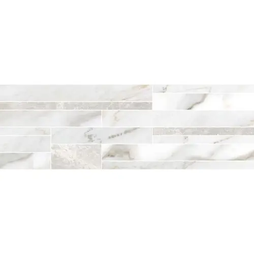 Marmo Scala Bianco 25x75