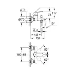  Bauedge Baterija za Kadu 23334000