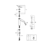 Eurosmart Baterija za Lavabo XL 23971003