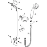 Crometta 85 Vario/Unica Tuš Set 27763000