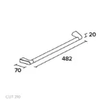 Cut 210 Držač Peškira Jednostruki