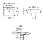 Gap Lavabo 60 60x47 A327474000