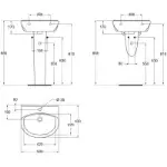 Sevaduo Lavabo Ulysse 50 W409401