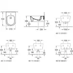 Avento Konzolni Bide 54050001