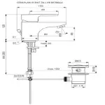 Ideal Standard Ceraplan iii Baterija za lavabo B0700AA