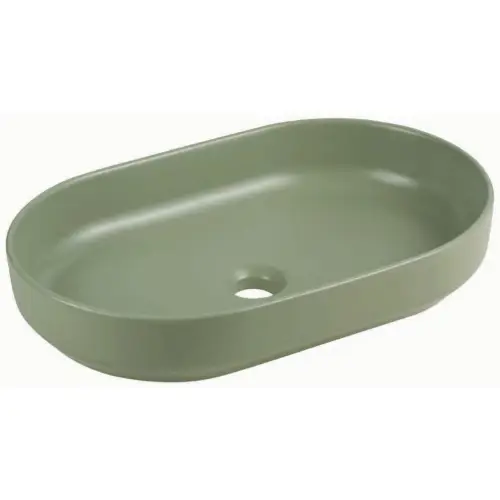 Premium Nadgradni Lavabo River 2 E-6594 Matt Olive Green