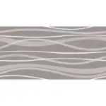 Home Waves Graphite Decor 25x50