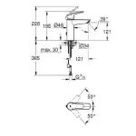 Eurosmart Baterija za Lavabo 23323003