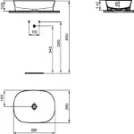 Ipalyss Lavabo 60 Plavičasto E1396X8