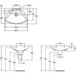 Ugradni Lavabo 65 W890001